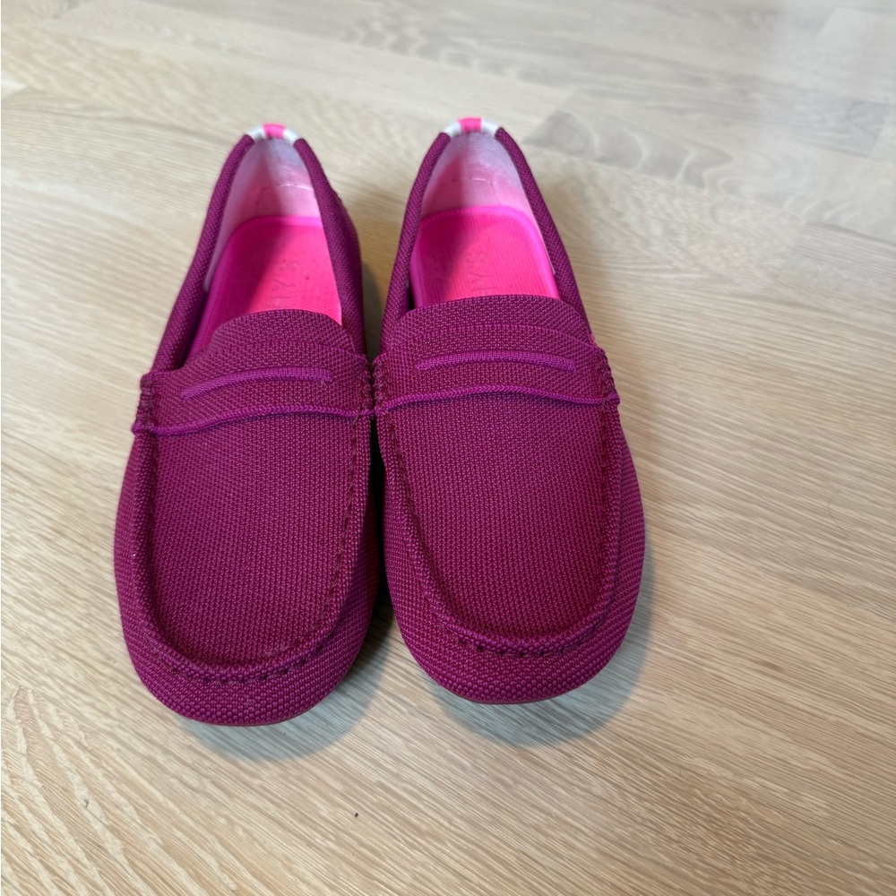 Rothy's Magenta “The Driver” Flats / Loafers - EUC
